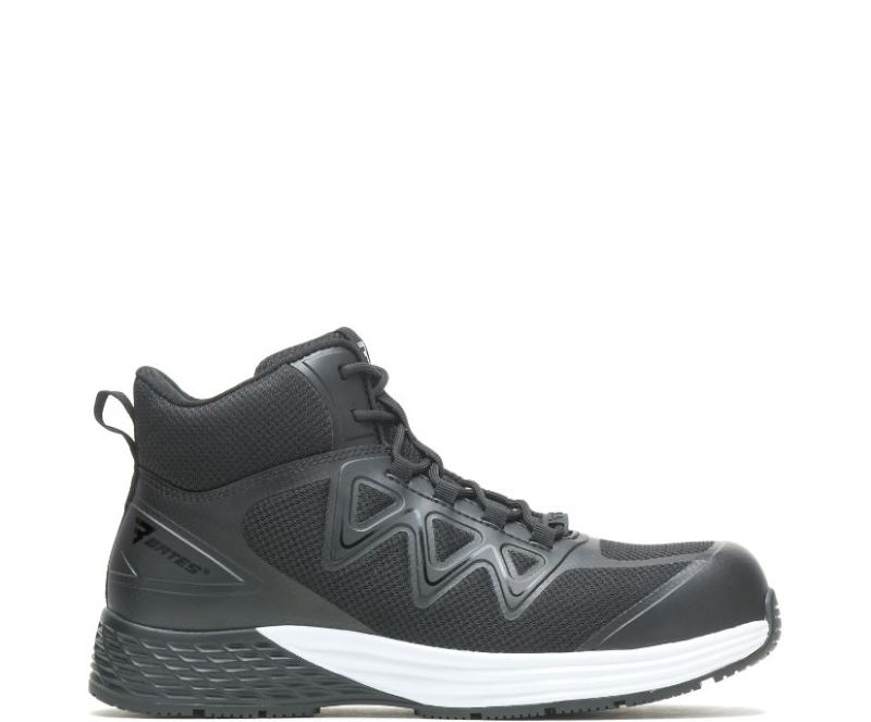 BATES | MEN'S RUSH MID WORK COMPOSITE TOE-BLACK