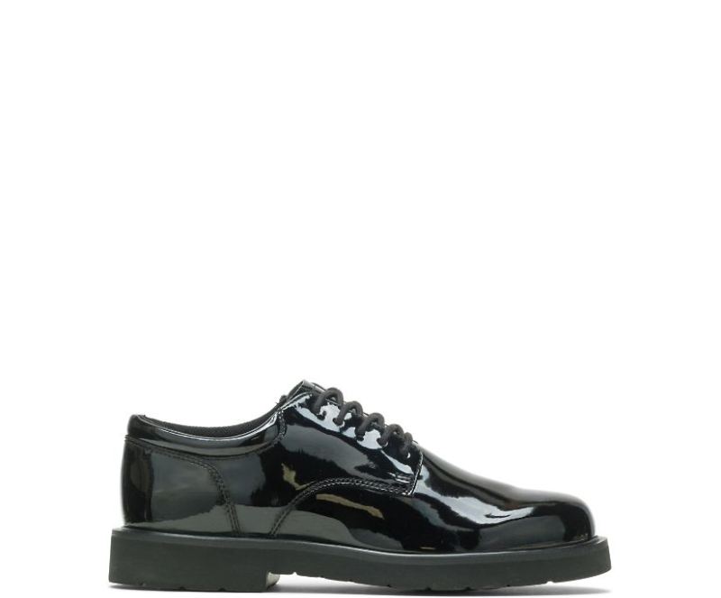 BATES | MEN'S HIGH GLOSS DUTY OXFORD-BLACK