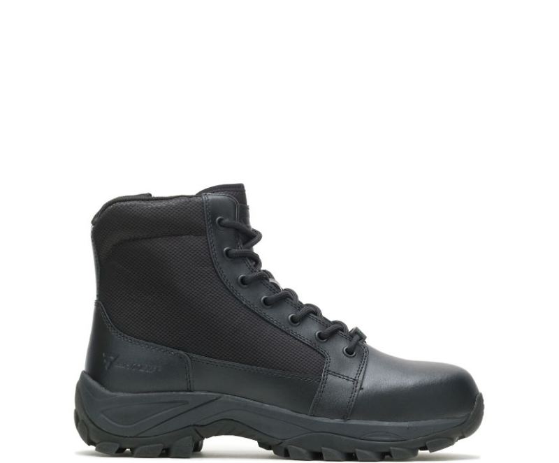 BATES | MEN'S FUSE MID SIDE ZIP STEEL TOE-BLACK